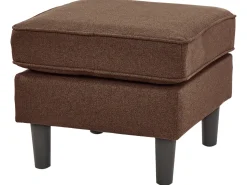 Beliani 3-Istuttava Sohva Ja Rahi Kangas Ruskea Avesta Store