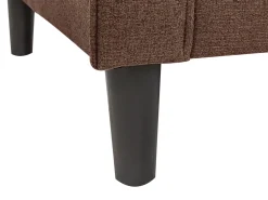 Beliani 3-Istuttava Sohva Ja Rahi Kangas Ruskea Avesta Store