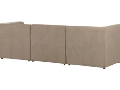 Beliani 3-Istuttava Sohva Ja Rahi Vakosametti Ruskeanharmaa Lemvig Online