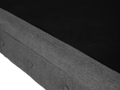 Beliani 3-Istuttava Sohva Kangas Harmaa Chesterfield Clearance