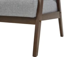 Beliani 3-Istuttava Sohva Kangas Harmaa Asnes Flash Sale