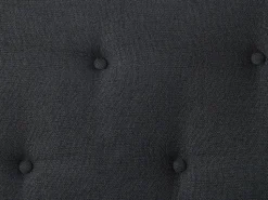 Beliani 2-Istuttava Sohva Kangas Musta Skibby Hot