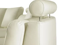 Beliani 7-Istuttava Sohva Nahka Kermanvalkoinen Rotunde Flash Sale