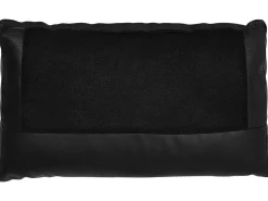 Beliani 3-Istuttava Sohva Nahka Musta Helsinki Fashion