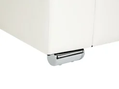 Beliani 2-Istuttava Sohva Nahka Valkoinen Helsinki Flash Sale