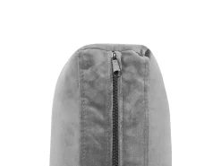 Beliani 3-Istuttava Sohva Sametti Harmaa Evja Fashion