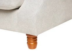 Beliani 3-Istuttava Sohva Sametti Luonnonvalkoinen Eike Store