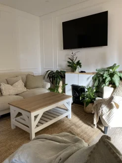 Beliani 3-Istuttava Sohva Sametti Luonnonvalkoinen Eike Store