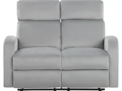 Beliani 2-Istuttava Sohva Sametti Sahkosaadettava Vaaleanharmaa Verdal Outlet