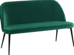 Beliani 2-Istuttava Sohva Sametti Tummanvihrea Osby New