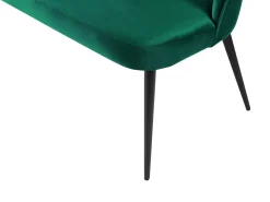 Beliani 2-Istuttava Sohva Sametti Tummanvihrea Osby New