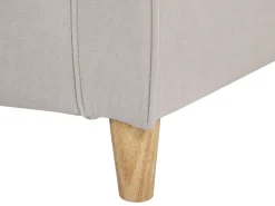 Beliani 2-Istuttava Sohva Sametti Vaalea Beige Ronneby Store