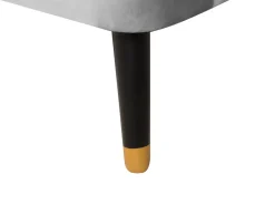 Beliani 3-Istuttava Sohva Samettinen Vaaleanharmaa Alsvag Hot