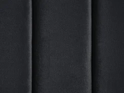 Beliani 3-Istuttava Sohva Samettinen Musta Arvika Flash Sale