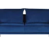 Beliani 3-Istuttava Sohva Samettinen Laivastonsininen Maura Clearance