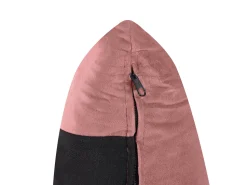 Beliani 3-Istuttava Sohva Samettinen Vaaleanpunainen Maura Cheap