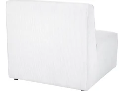 Beliani 3-Istuttava Sohva Vakosametti Luonnonvalkoinen Lemvig Sale