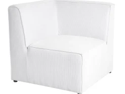 Beliani 3-Istuttava Sohva Vakosametti Luonnonvalkoinen Lemvig Sale