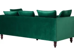 Beliani 3-Istuttava Sohva Vihrea Fenstad Fashion