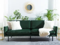 Beliani 3-Istuttava Sohva Vihrea Vinterbro Shop