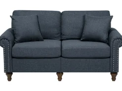 Beliani 5-Istuttava Sohvaryhma Kangas Tummanharmaa Otra Best Sale