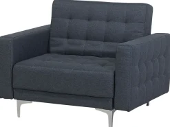 Beliani 5-Istuttava Sohvaryhma Kangas Tummanharmaa Aberdeen Hot