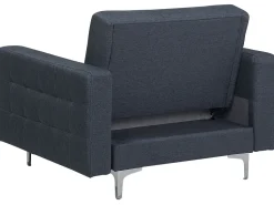 Beliani 5-Istuttava Sohvaryhma Kangas Tummanharmaa Aberdeen Hot