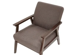 Beliani 6-Istuttava Sohvaryhma Kangas Ruskea Asnes Outlet