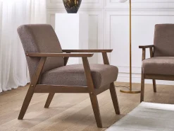 Beliani 6-Istuttava Sohvaryhma Kangas Ruskea Asnes Outlet