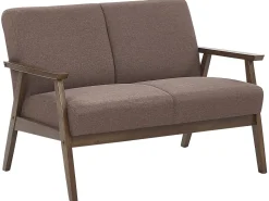 Beliani 6-Istuttava Sohvaryhma Kangas Ruskea Asnes Outlet