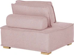 Beliani 4-Istuttava Sohvaryhma Kangas Vaaleanpunainen Tibro Discount