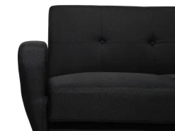 Beliani 6-Istuttava Sohvaryhma Kangas Musta Florli Outlet