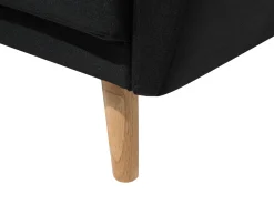 Beliani 6-Istuttava Sohvaryhma Kangas Musta Florli Outlet