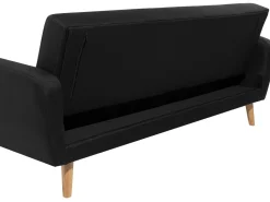 Beliani 6-Istuttava Sohvaryhma Kangas Musta Florli Outlet