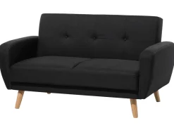 Beliani 6-Istuttava Sohvaryhma Kangas Musta Florli Outlet