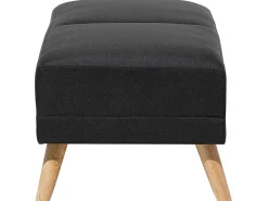 Beliani 6-Istuttava Sohvaryhma Kangas Musta Florli Outlet