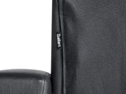 Beliani 5-Istuttava Sohvaryhma Keinonahka Musta Aberdeen Cheap