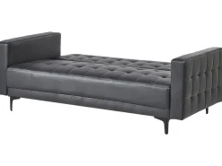 Beliani 5-Istuttava Sohvaryhma Keinonahka Musta Aberdeen Cheap