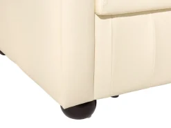 Beliani 4-Istuttava Sohvaryhma Nahka Kermanvalkoinen Chesterfield Hot