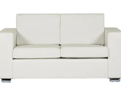 Beliani 6-Istuttava Sohvaryhma Nahka Valkoinen Helsinki Sale