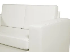 Beliani 6-Istuttava Sohvaryhma Nahka Valkoinen Helsinki Sale