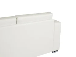 Beliani 6-Istuttava Sohvaryhma Nahka Valkoinen Helsinki Sale