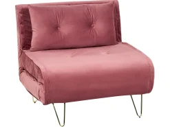 Beliani 3-Istuttava Sohvaryhma Sametti Vaaleanpunainen Vestfold Sale