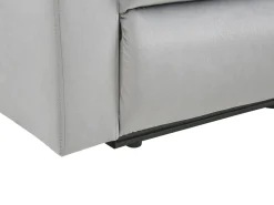 Beliani 6-Istuttava Sohvaryhma Sametti Saadettava Vaaleanharmaa Verdal Cheap