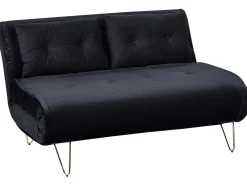 Beliani 3-Istuttava Sohvaryhma Sametti Musta Vestfold Discount