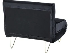 Beliani 3-Istuttava Sohvaryhma Sametti Musta Vestfold Discount