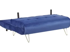 Beliani 3-Istuttava Sohvaryhma Sametti Laivastonsininen Vestfold Clearance