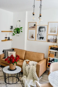 Beliani 3-Istuttava Tekonahkainen Sohva Ruskea Savalen Best Sale