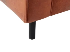 Beliani 3-Istuttava Tekonahkainen Sohva Ruskea Savalen Best Sale