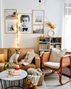 Beliani 3-Istuttava Tekonahkainen Sohva Ruskea Savalen Best Sale